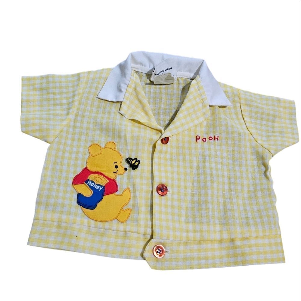 Vintage SEARS Disney Perma Prest Winnie the Pooh Shirt 0 to 3 Months‎
